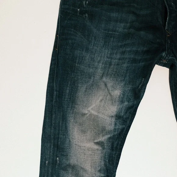 Diesel Industry Thavar Jeans Mens 31x30 Blue Dark Wash Slim Skinny Denim - Picture 7 of 16